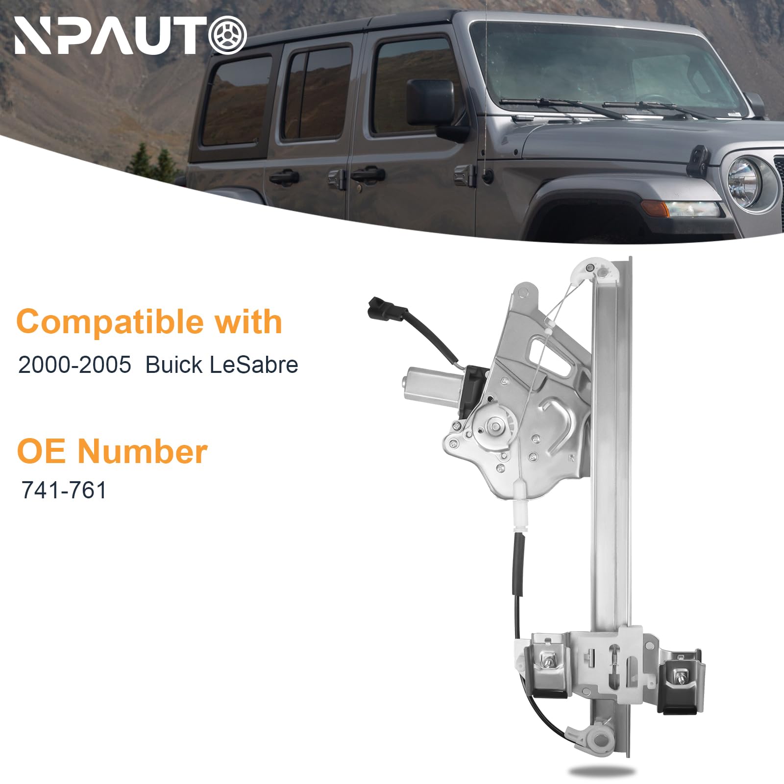 NPAUTO regulator mounting holes and connector highlighting exact-fit installation