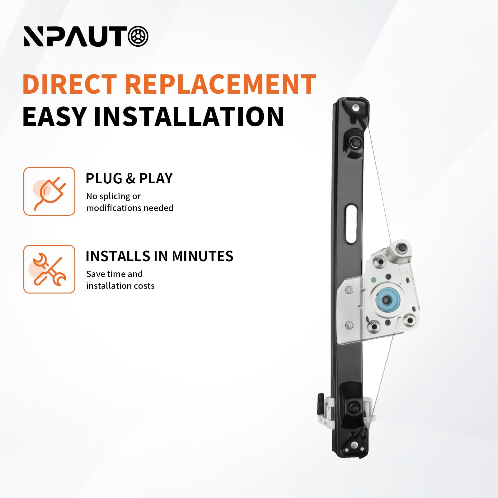 NPAUTO regulator beside ruler for size comparison and correct fit benefit