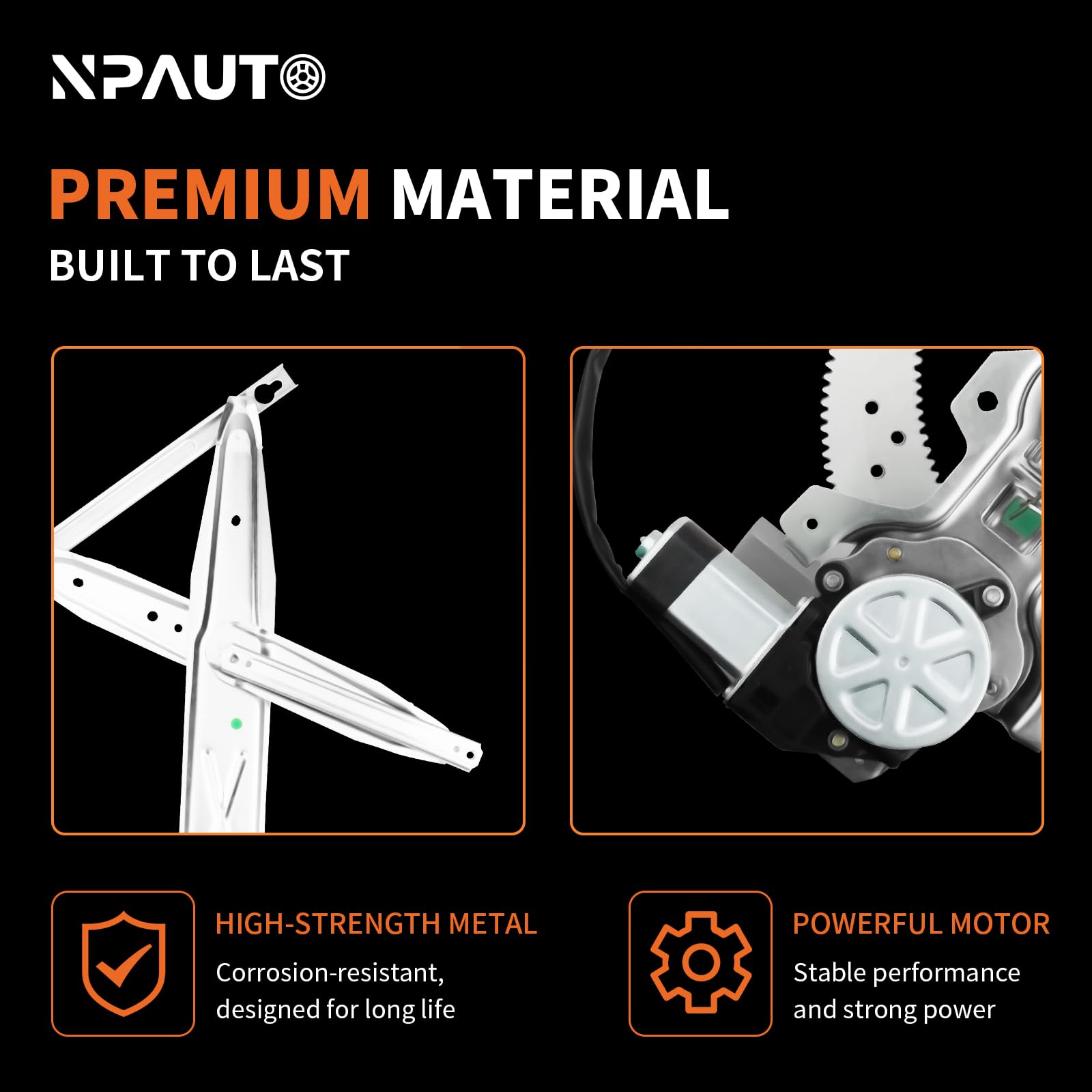 NPAUTO scale next to ruler showing product dimensions for accurate fitment