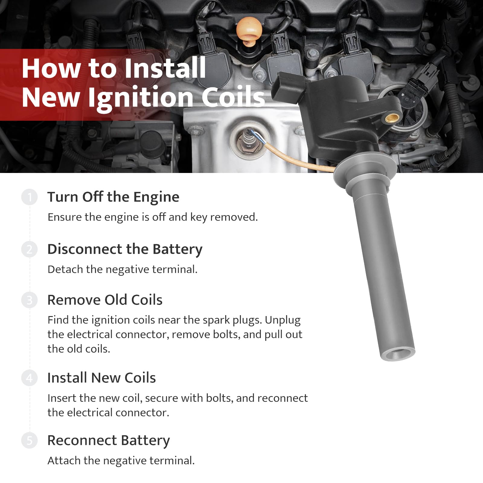 NPAUTO spark plug electrode detail, highlighting clean tip for improved combustion