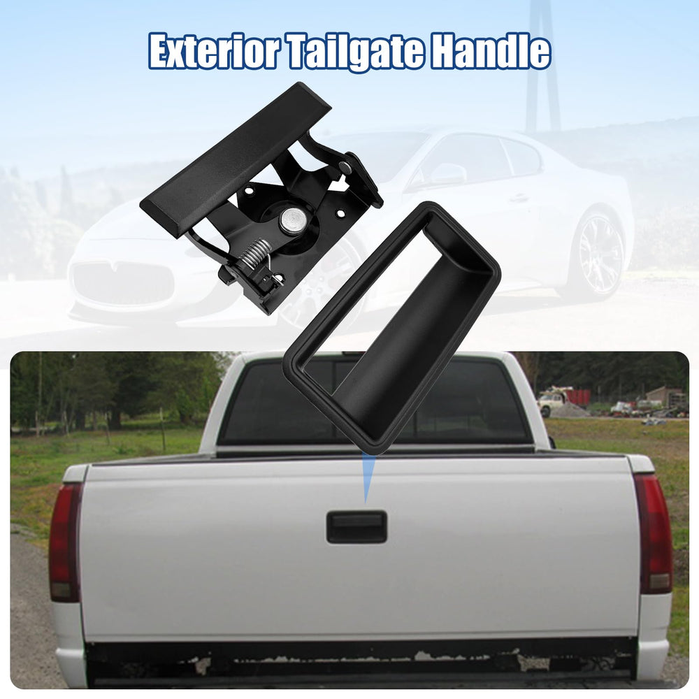 NPAUTO tailgate handle side profile highlighting contour and alignment benefit