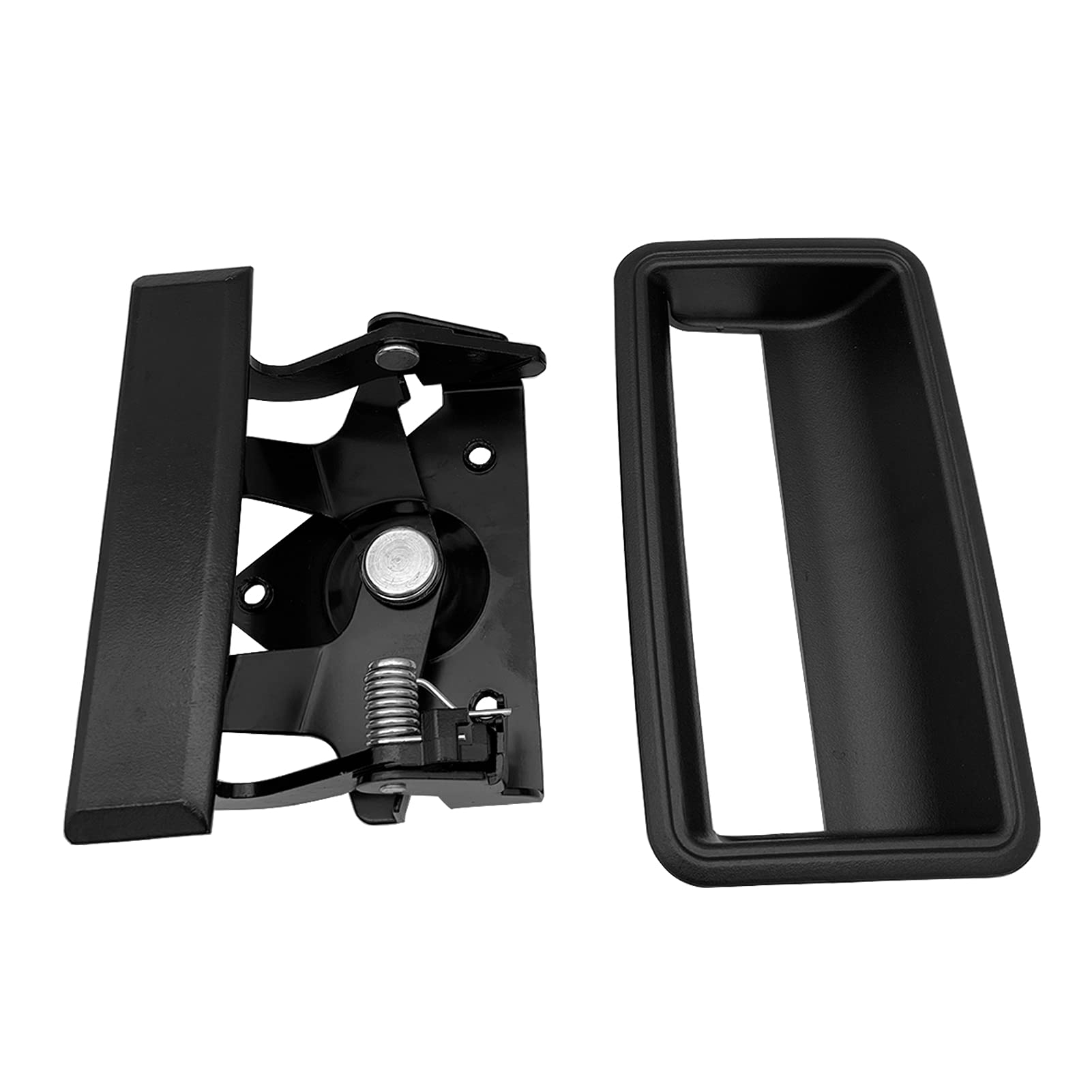 NPAUTO tailgate handle next to ruler for size comparison and fit clarity