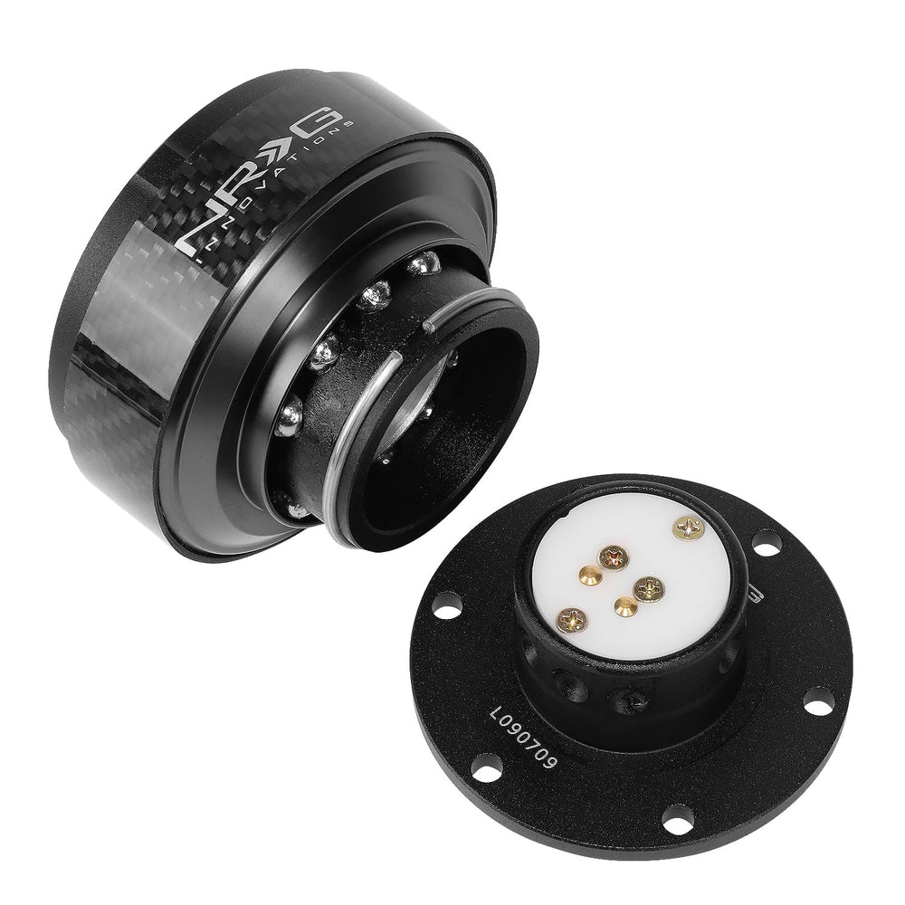 NRG Innovations single quick release unit shown out of packaging illustrating included component