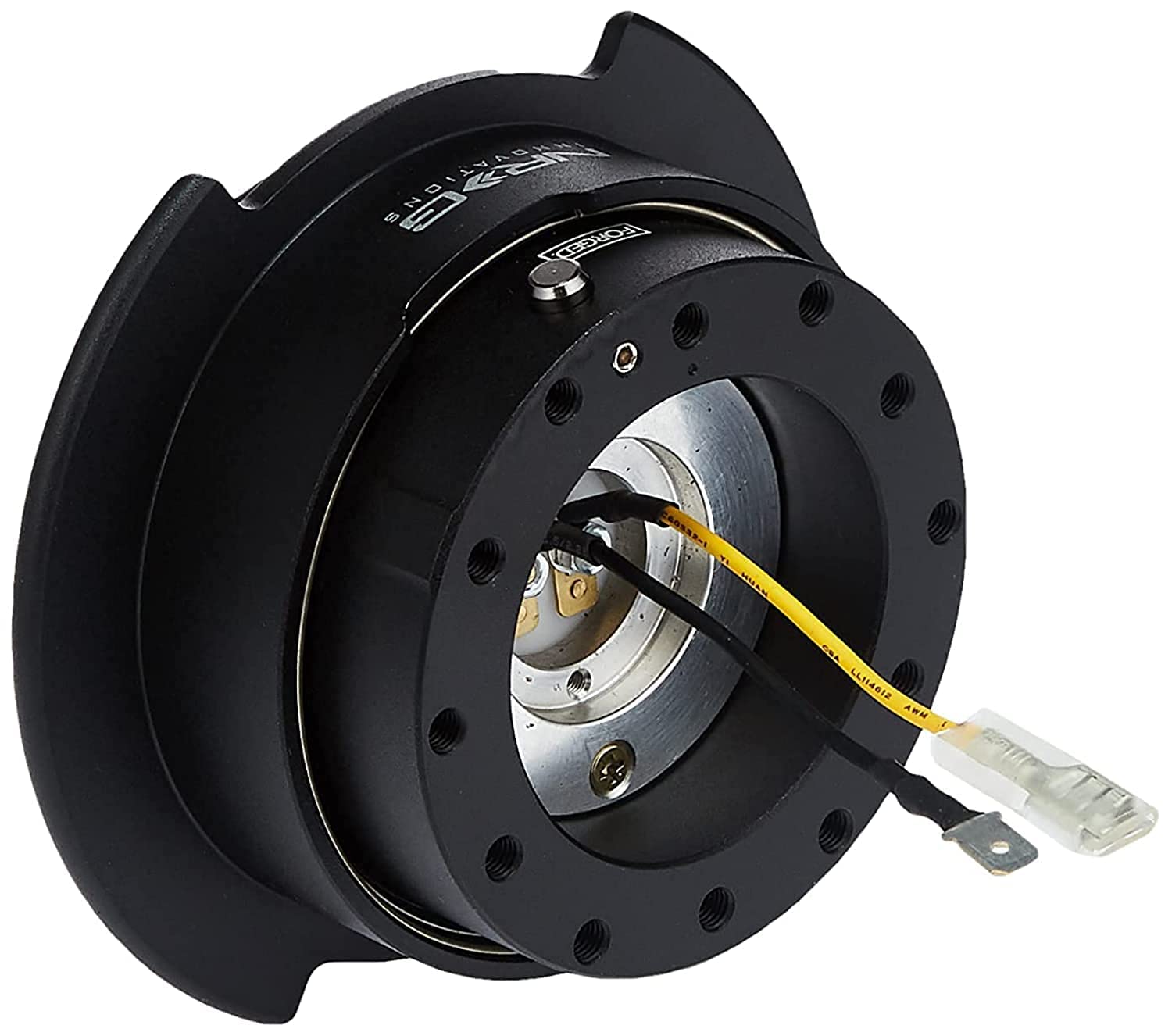 NRG Innovations front view of quick release showing clean profile and fast wheel removal