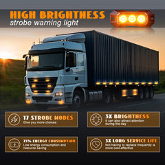 Nrgedzam mounted on truck bumper demonstrates improved vehicle visibility benefit