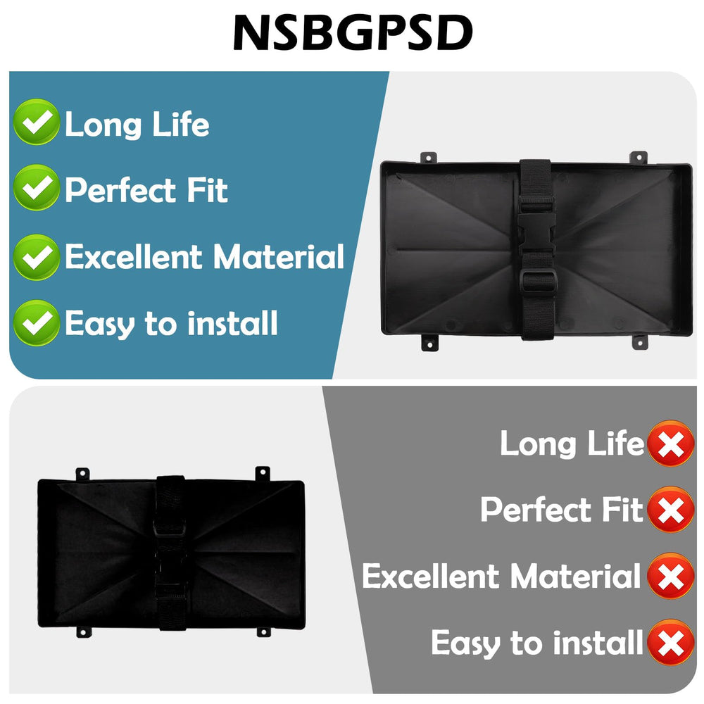 NSBGPSD tray installed on boat illustrating stable marine mounting