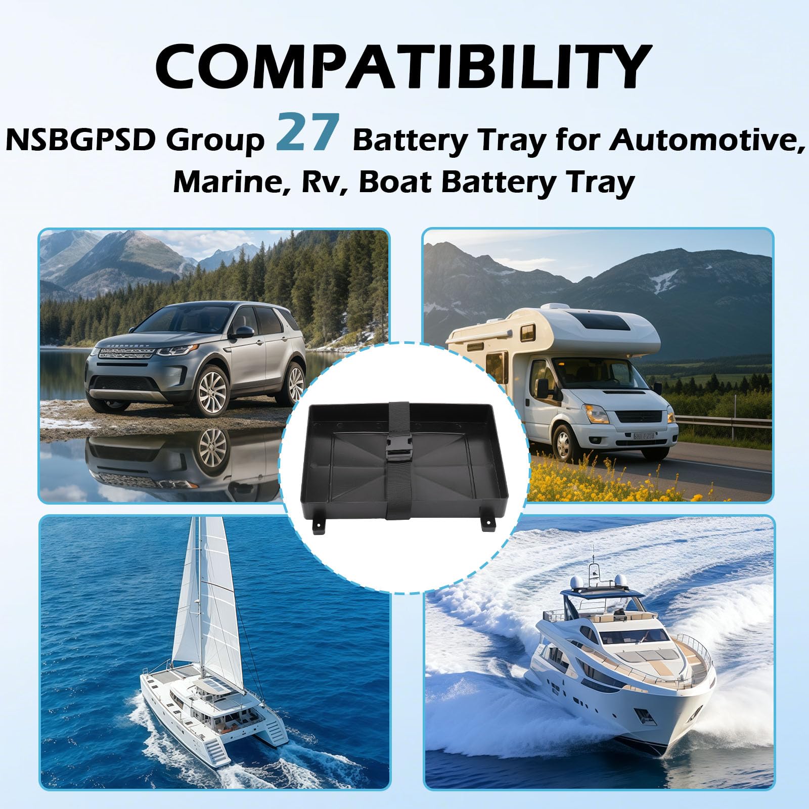 NSBGPSD side profile showing tray depth and battery clearance benefit