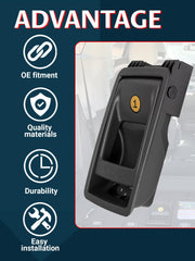 Ntoauto handle mounted on Sienna seat demonstrating proper fitment