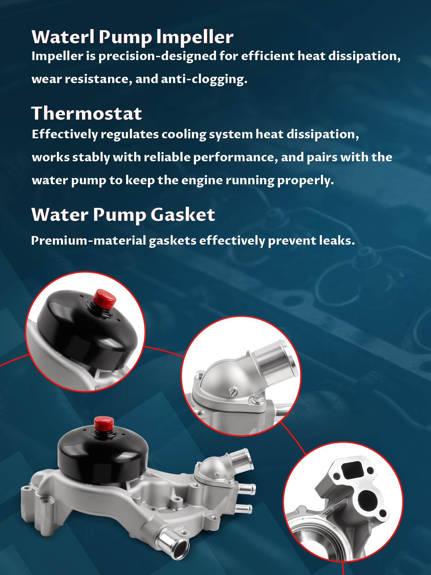 Ntoauto gasket and hardware set up for secure seal and easier installation