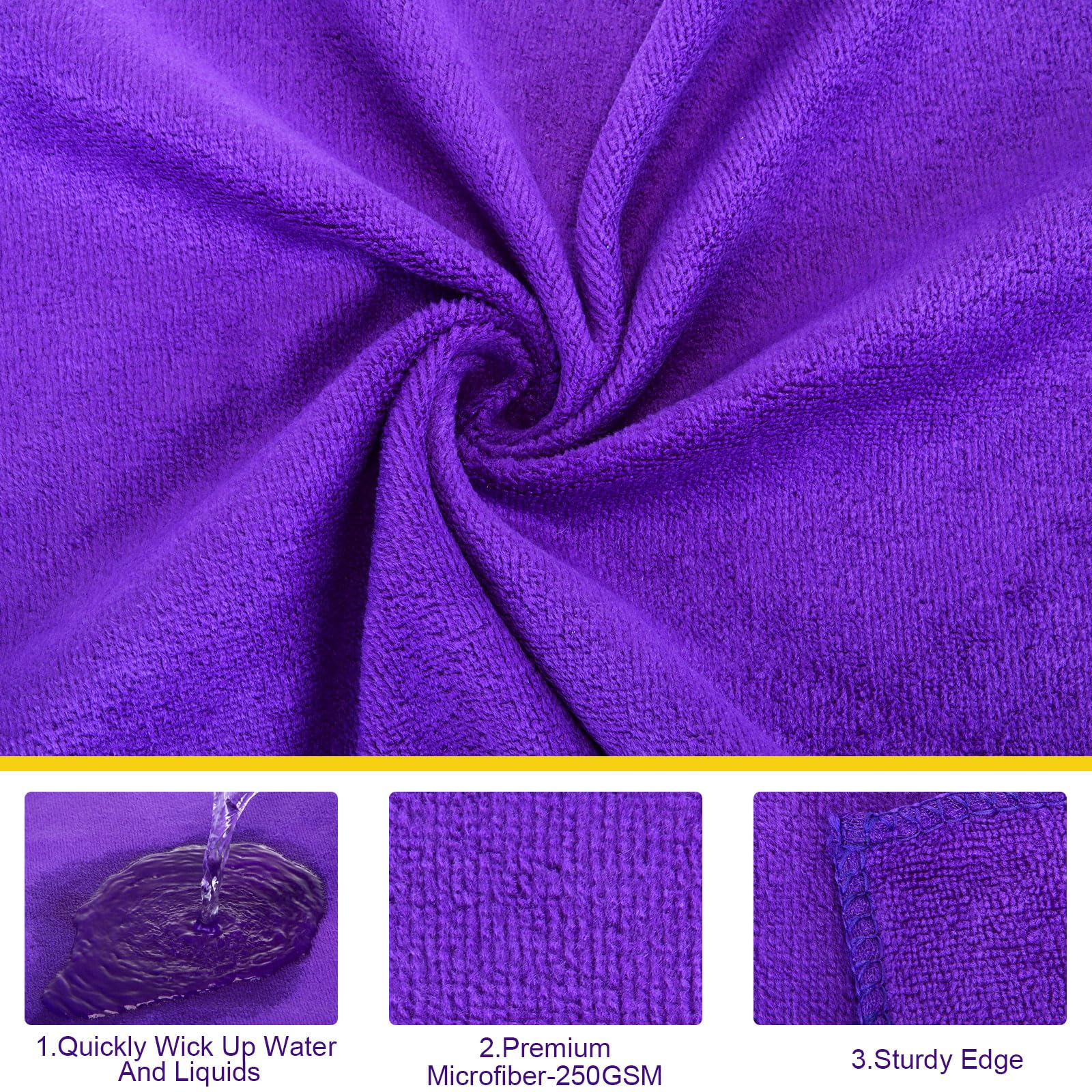 Nuenen close-up of microfiber weave highlighting absorbent texture