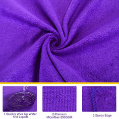 Nuenen close-up of microfiber weave highlighting absorbent texture
