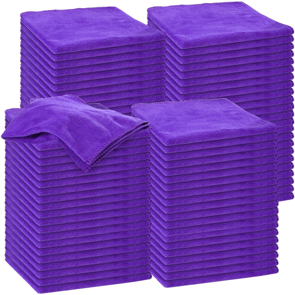 Nuenen front packaging showing 60 purple microfiber cloths and value