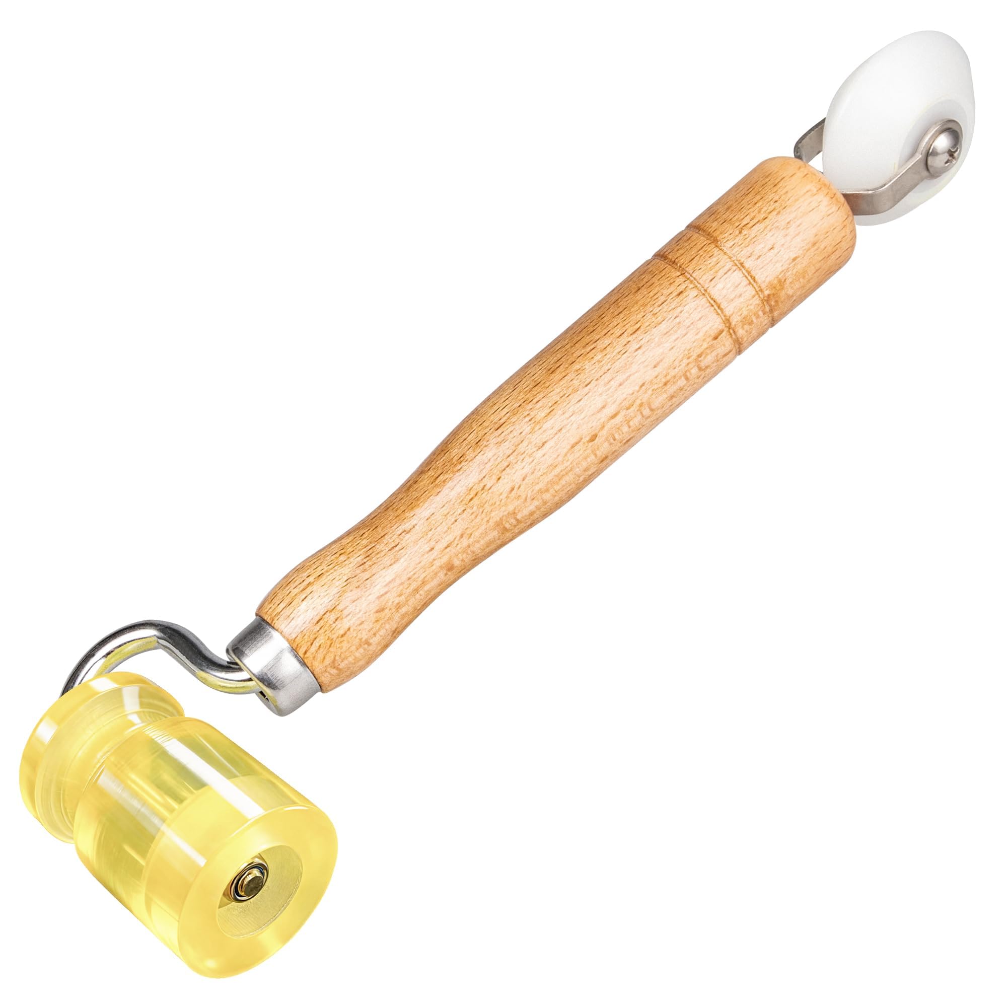 NuIth roller set front view showing three interchangeable heads for precise installation