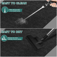Nujzuir view of slip-resistant PE backing providing stable, anti-slip grip