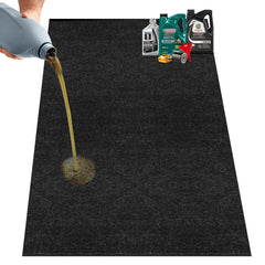 Nujzuir front full size mat showing large coverage and floor protection