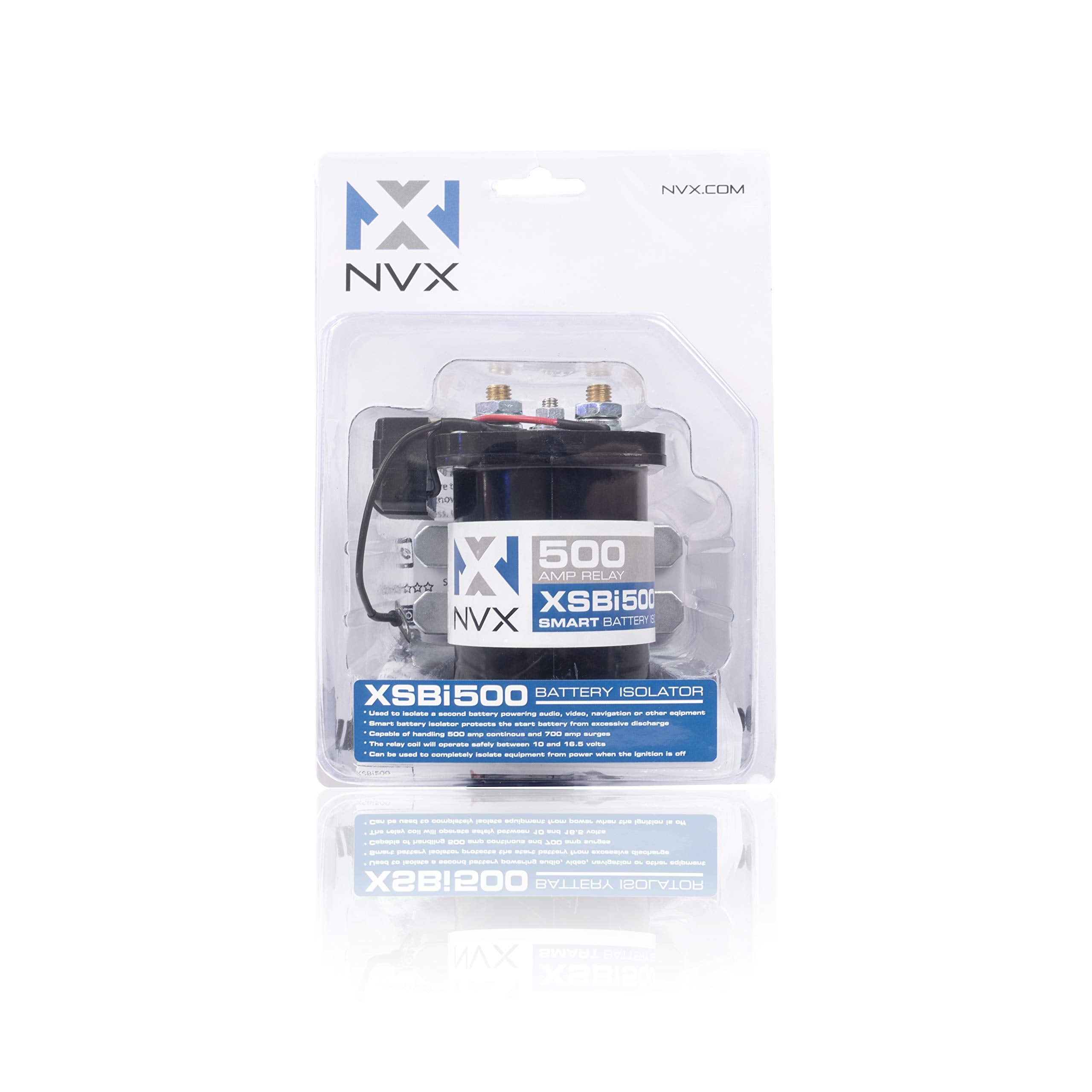 NVX retail box and contents staged showing what ships and simplified installation