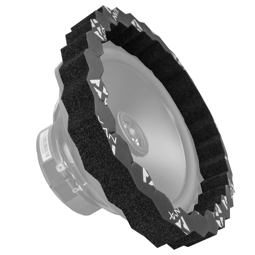 NVX UNIFRING installed in car door reducing vibration and improving bass