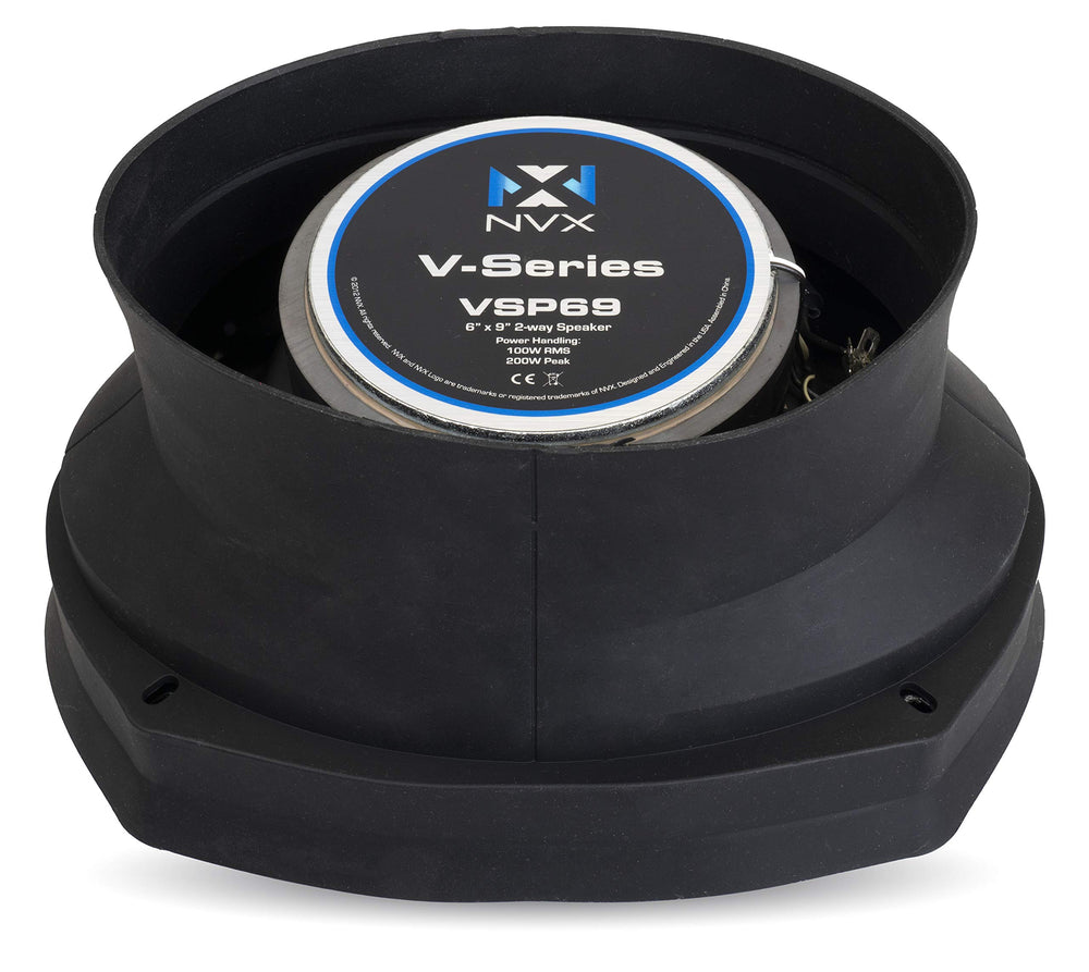 NVX baffle size comparison with ruler clarifying dimensions and fit accuracy