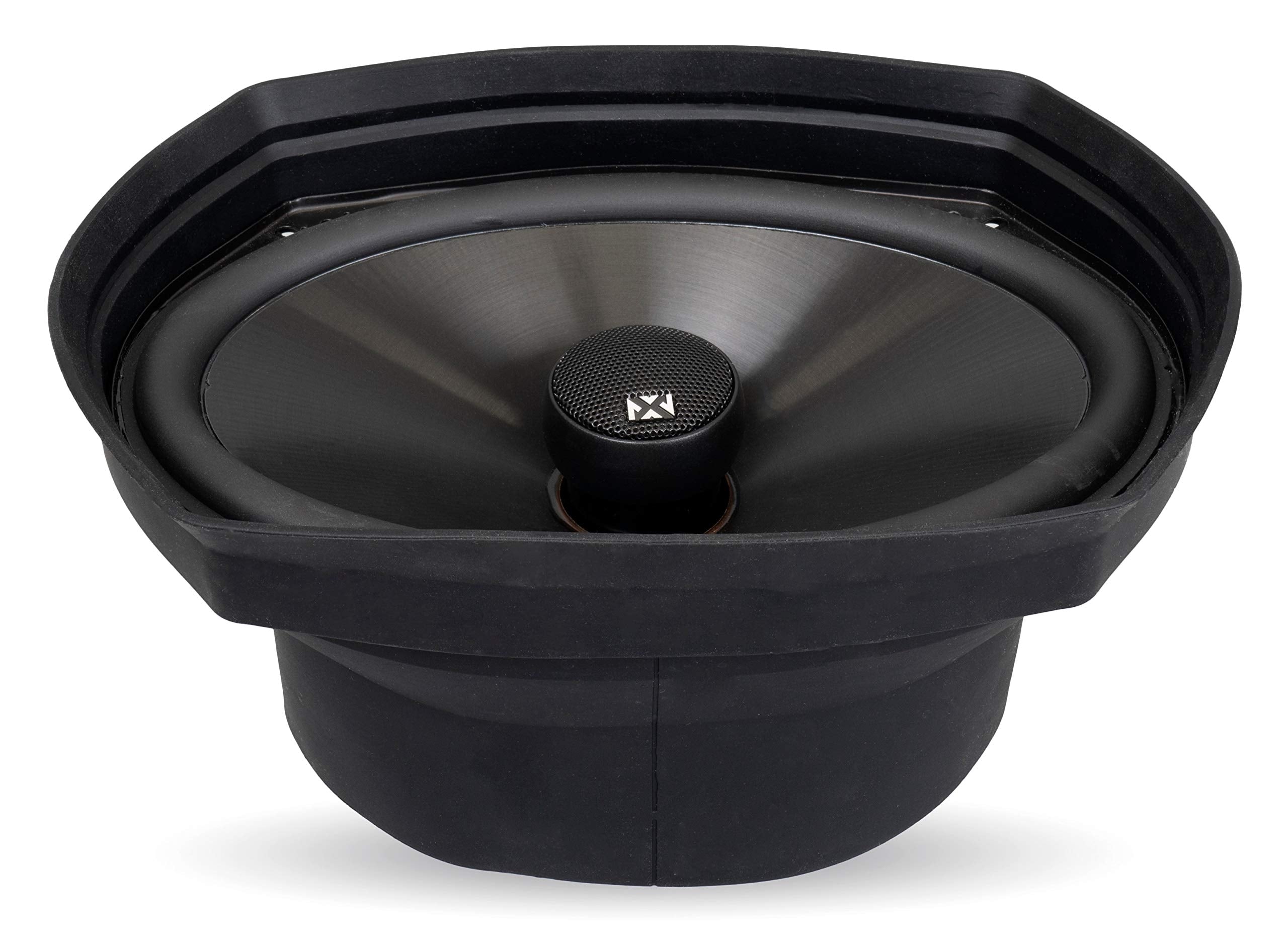 NVX folded baffle demonstrating easy installation through narrow openings
