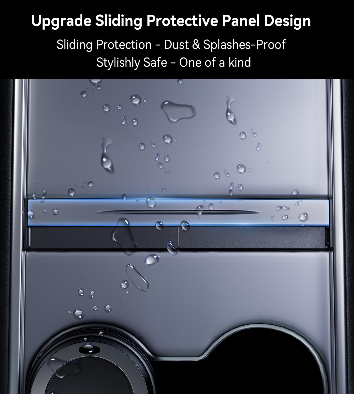 Nycetek size and scale with hand demonstrating compact OEM-style fit and easy access