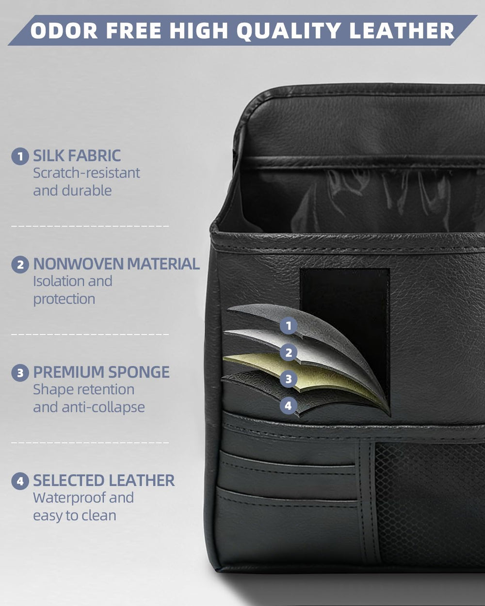 Nyiar mounted divider between seats reducing rear distractions