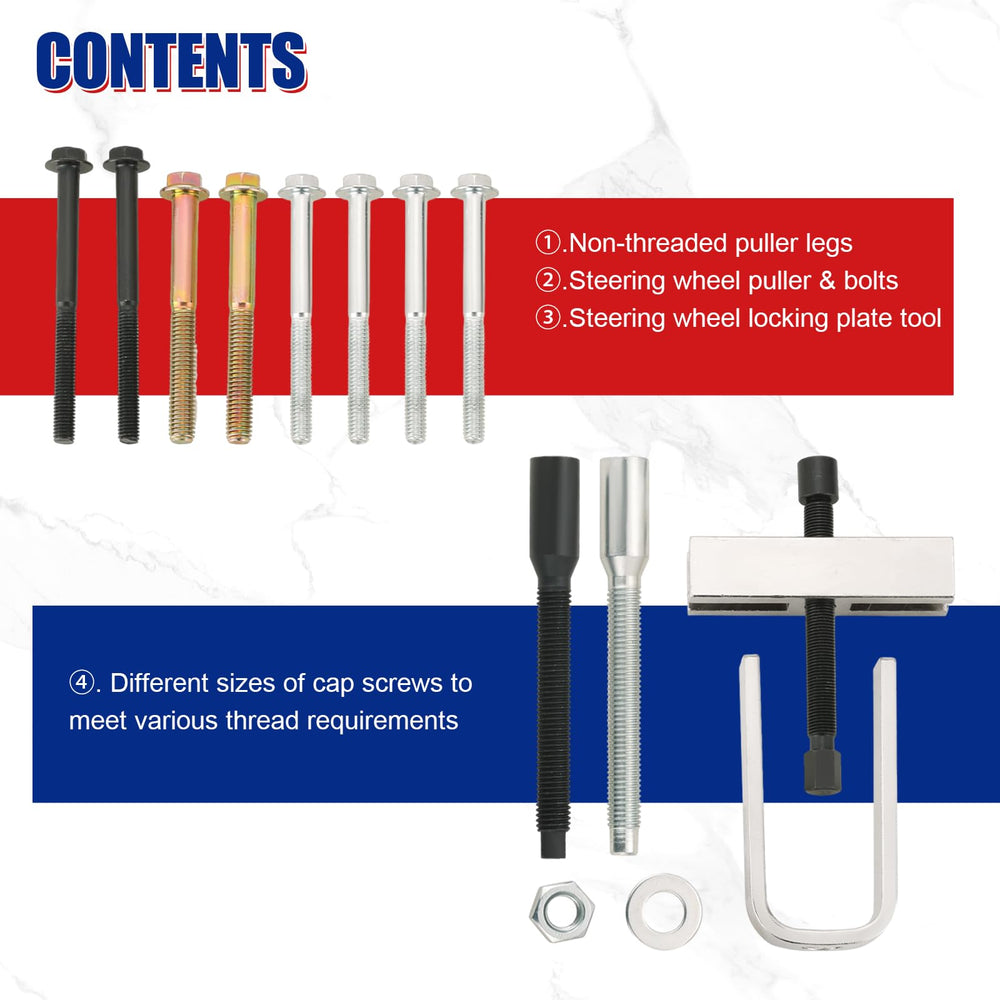 NYXOVA close-up of steel forcing screw showing durable threads and corrosion resistance