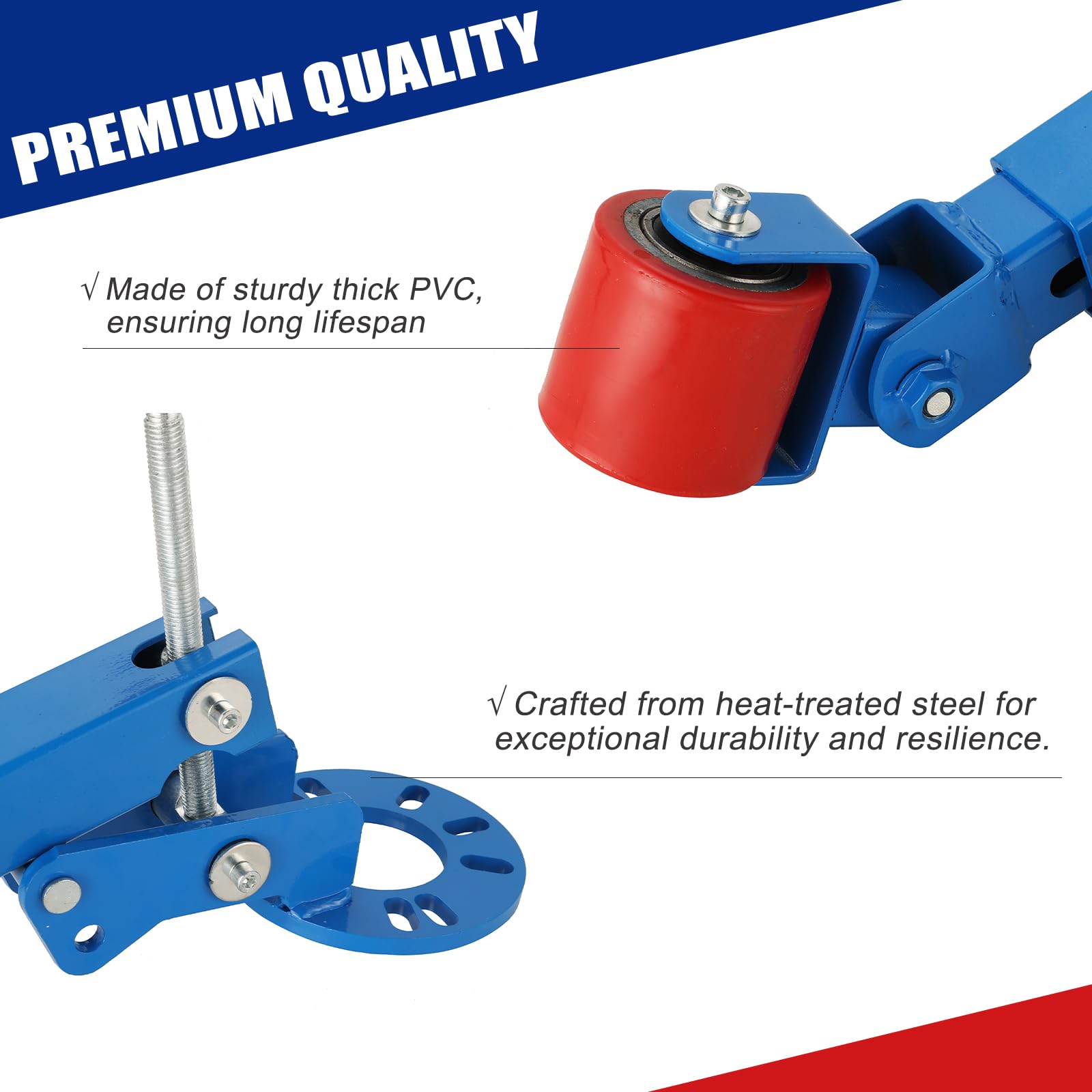 NYXOVA roller mounted on wheel hub demonstrating secure attachment and safe rolling