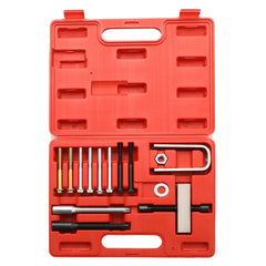 NYXOVA front view of full steering wheel puller kit for organized storage and quick access