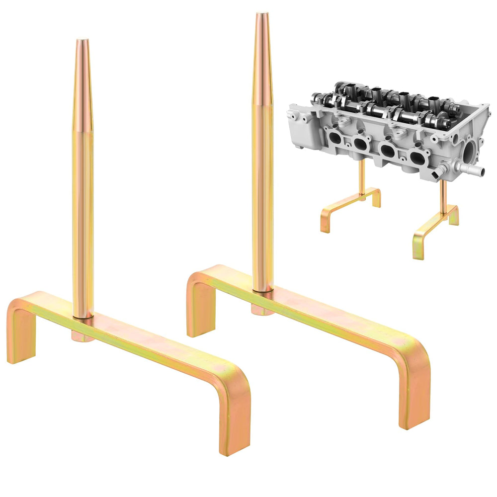 NYXOVA front view of two-piece head stands showing sturdy support and stability