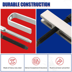 NYXOVA lock plate depressor close-up demonstrating safe spring release and precise fit