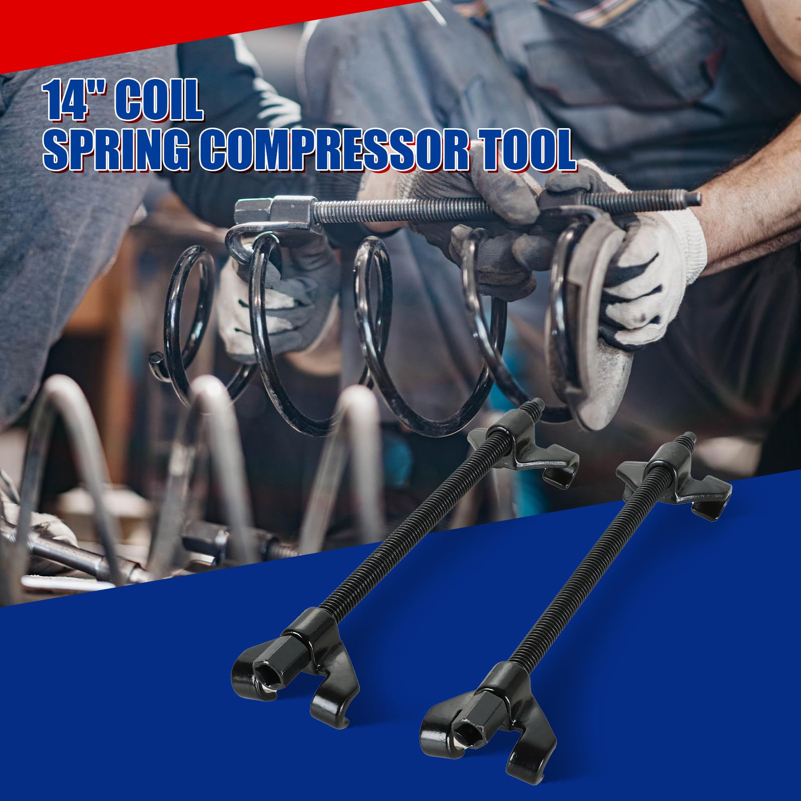 NYXOVA compressor beside measuring tape showing 14 inch capacity for correct sizing