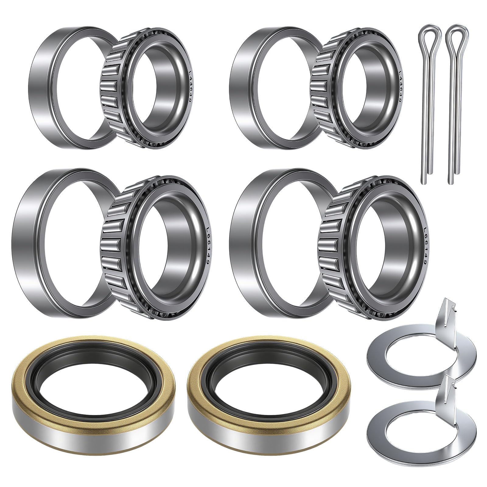 Oacdiel kit box front showing complete bearing and seal set for easy purchase