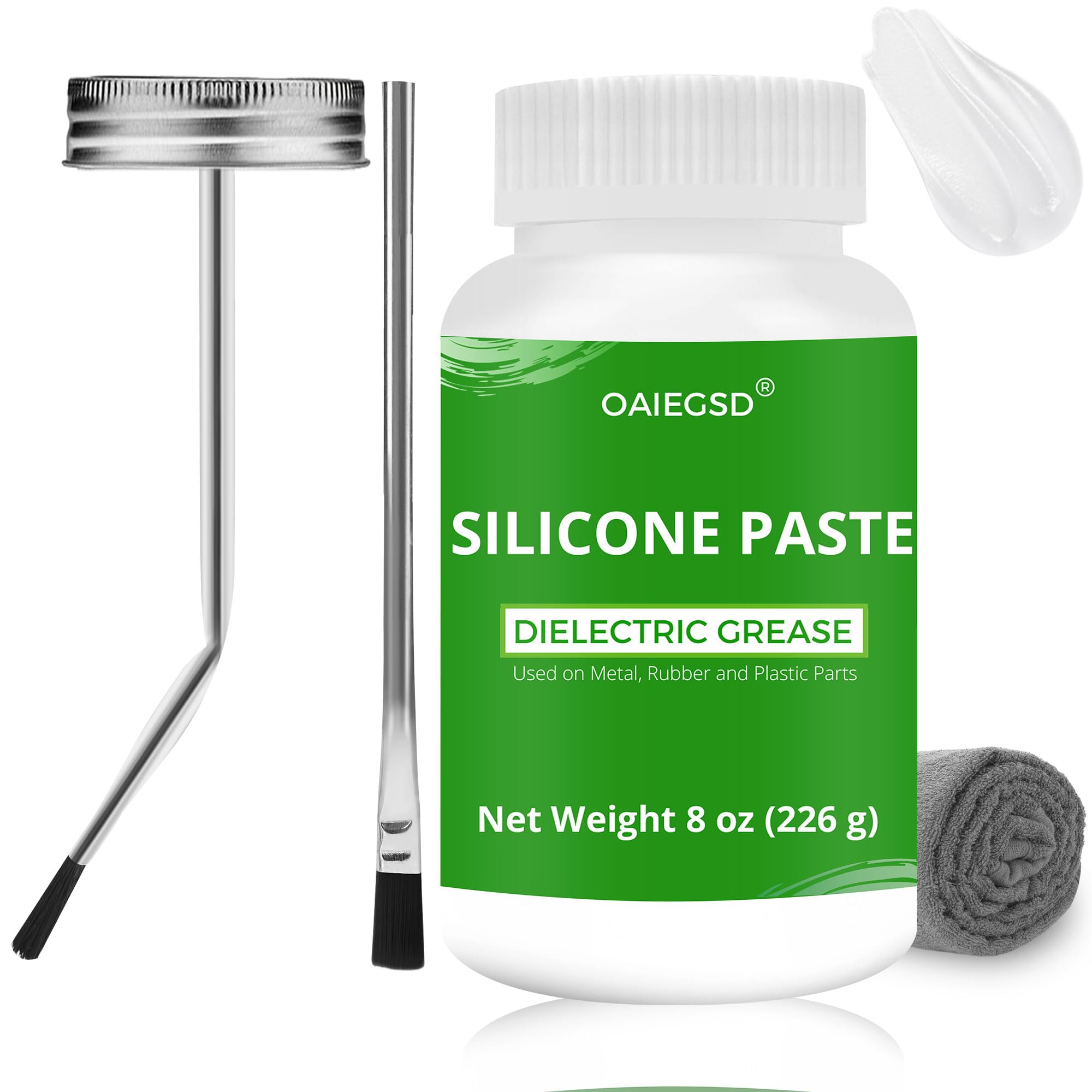OAIEGSD front label on 8 oz container showing product branding and use
