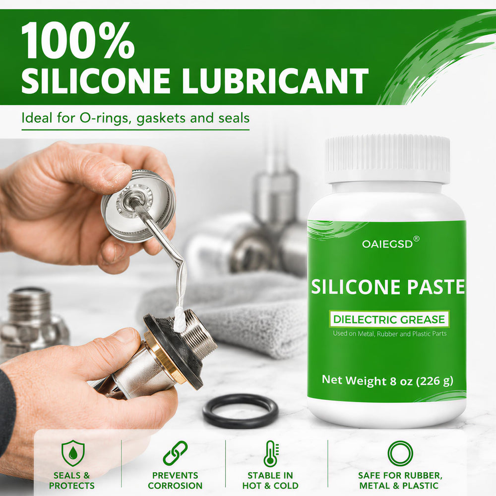 OAIEGSD silicone paste texture closeup demonstrating smooth, consistent grease