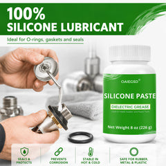 OAIEGSD silicone paste texture closeup demonstrating smooth, consistent grease