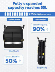 Oasser interior with dividers showing customizable compartments benefit organized packing