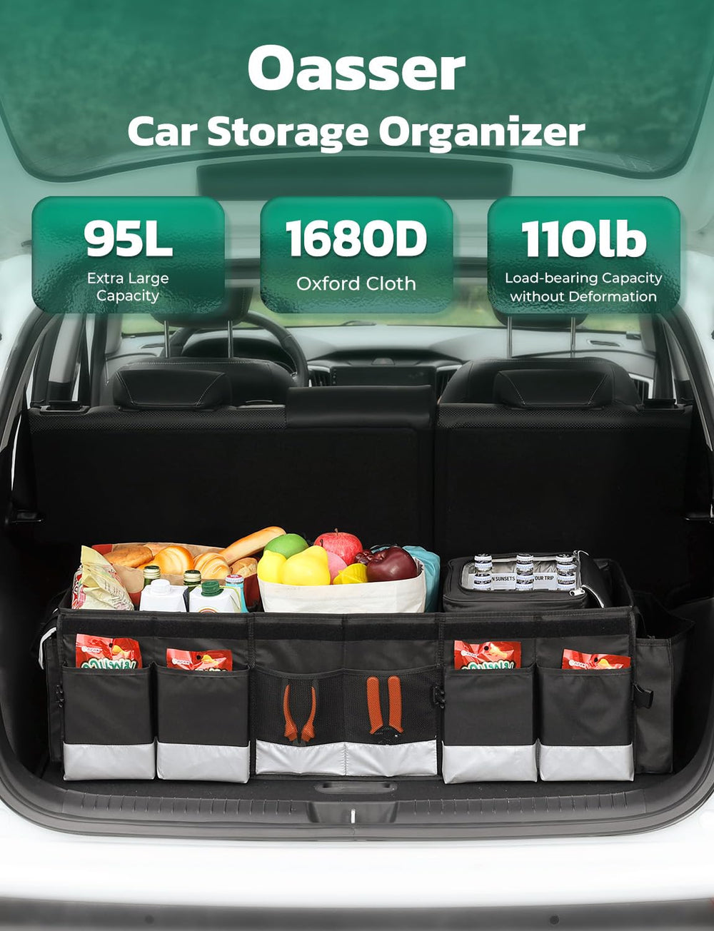Oasser removable 20L cooler bag detached for picnic convenience