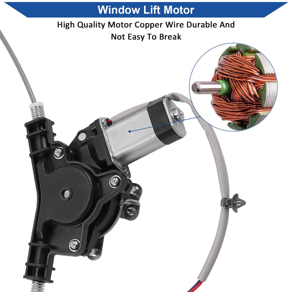 Obaee assembly installed in a vehicle door, illustrates proper fit and straightforward replacement