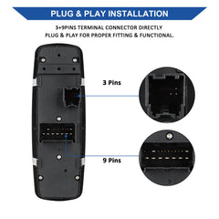 Obaee connector pins detail showing matching OEM pin pattern for easy plug-in
