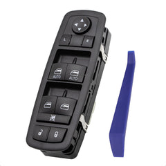 Obaee driver power window switch front view showing buttons and bezel, precise fit