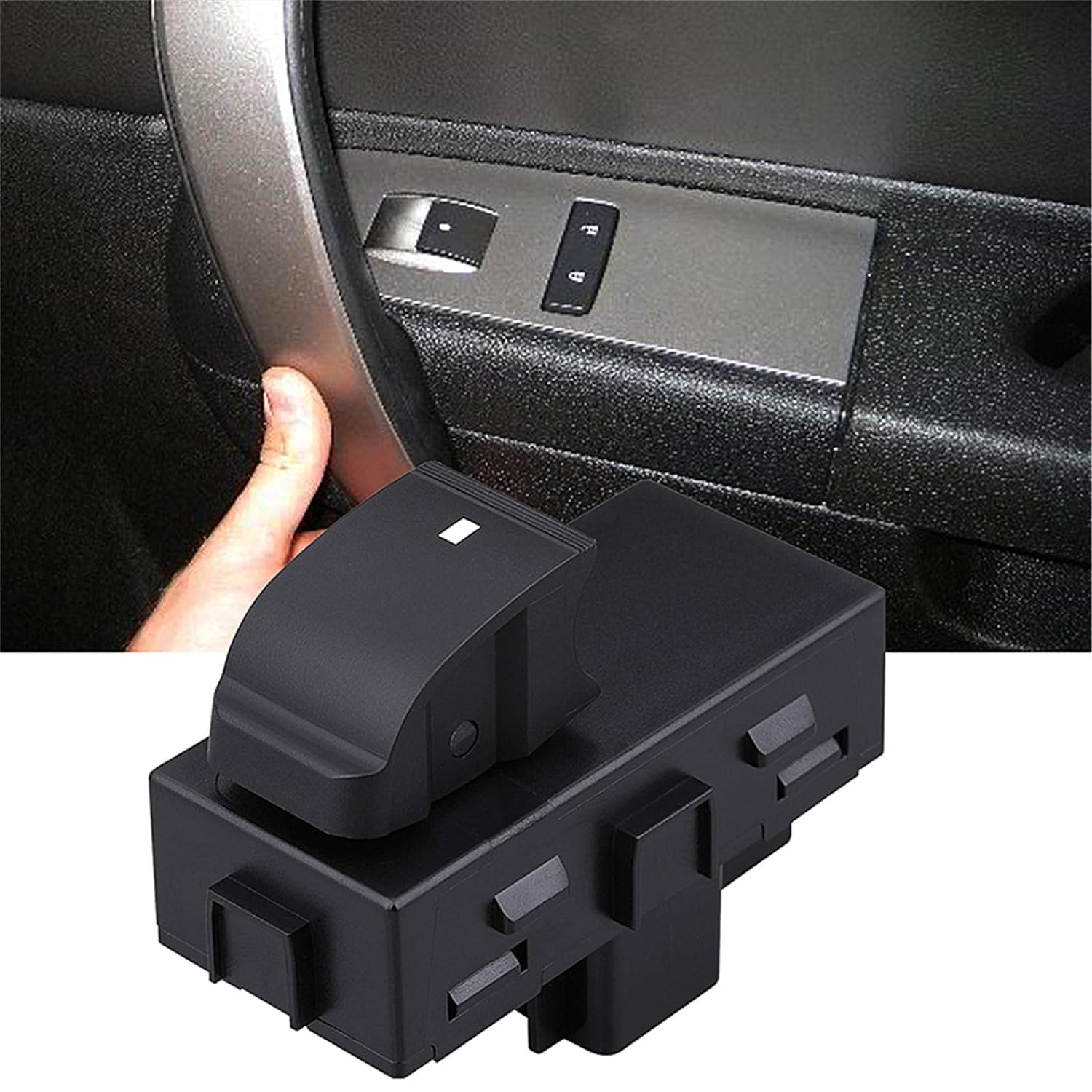Obaee installed on driver door panel demonstrating restored controls and fit
