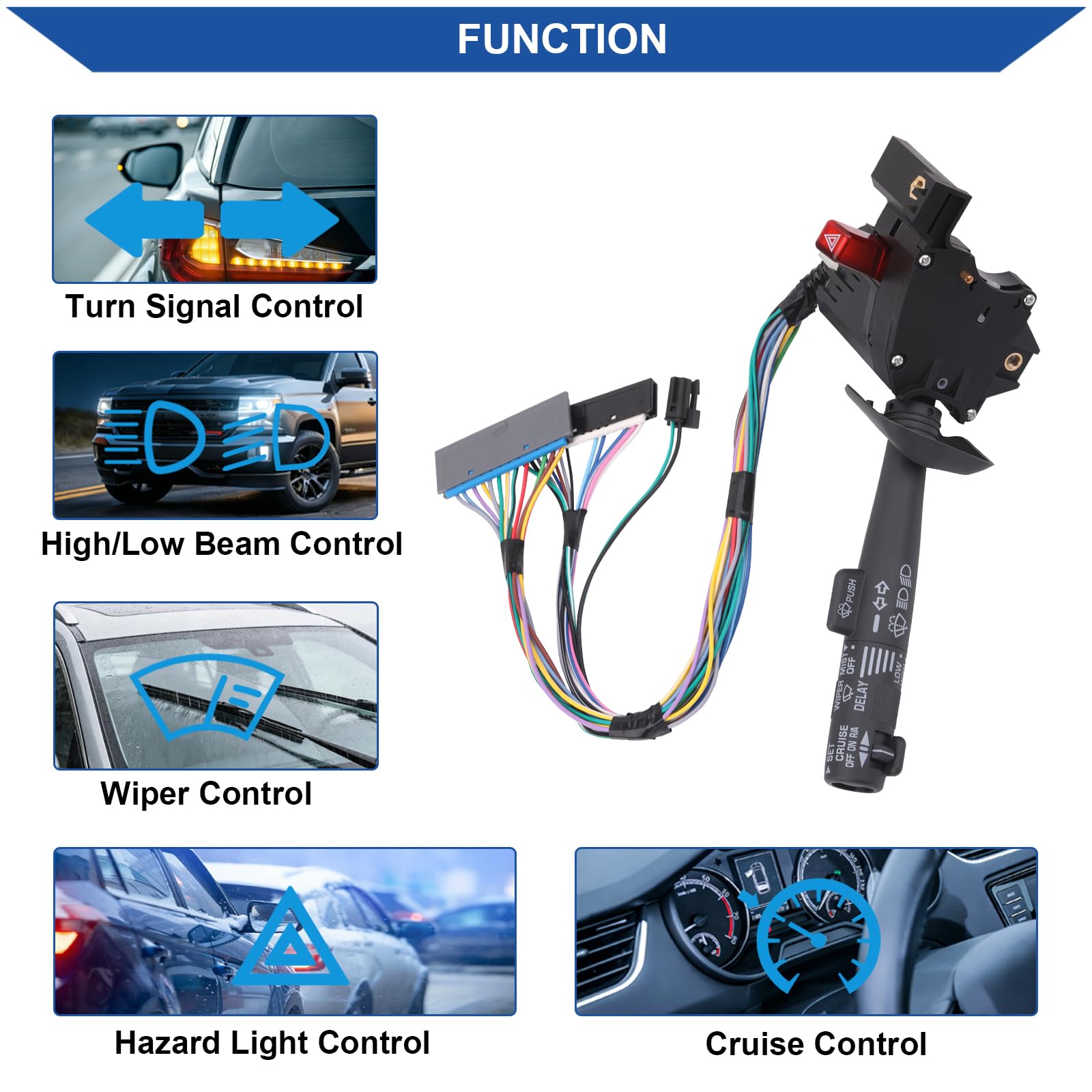 Obaee mounted in vehicle steering column demonstrating direct-fit installation benefit