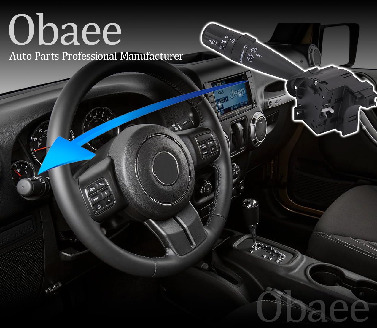 Obaee packaging and labels showing part numbers and warranty for buyer confidence
