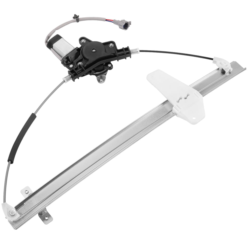 Obaee rear right assembly front view showing complete regulator and motor, restores window function