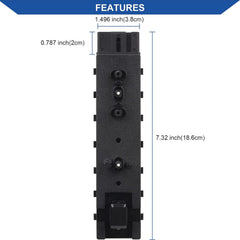 Obaee side profile highlighting mounting tabs for secure factory fit