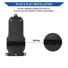 Obaee switch installed in CR-V driver door demonstrating restored control