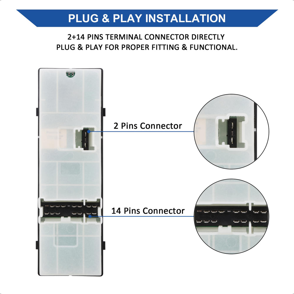 Obaee switch beside ruler demonstrating compact size for accurate fitment