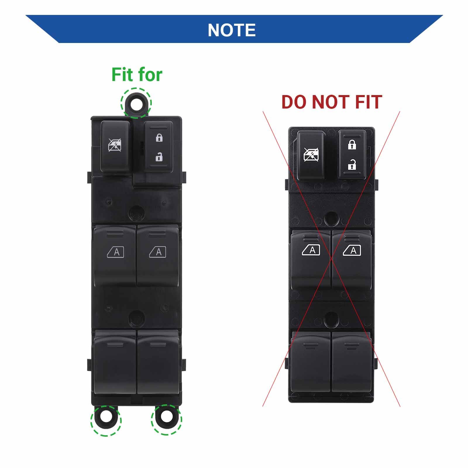 Obaee switch next to ruler showing compact size for accurate fitment