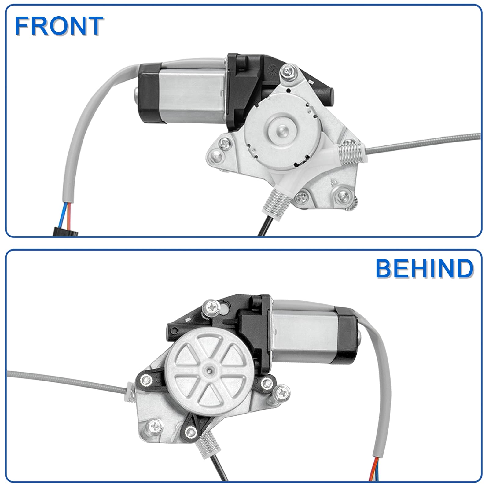 Obaee track and cable mechanism detail for smooth window movement