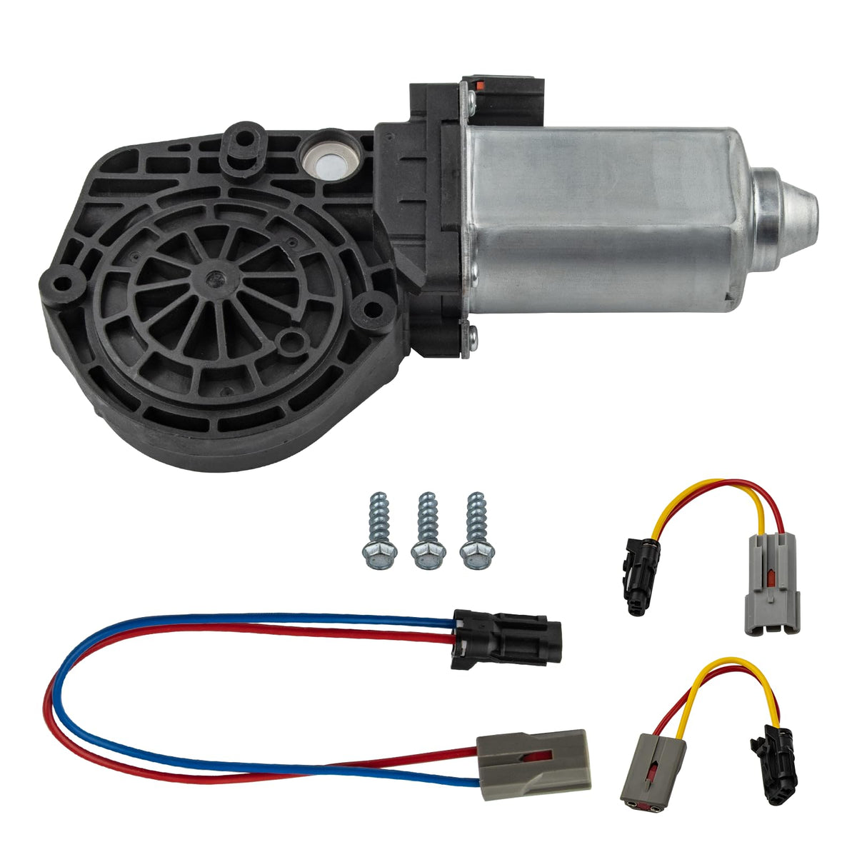Obaee window motor front right packaging showing part and label for easy identification